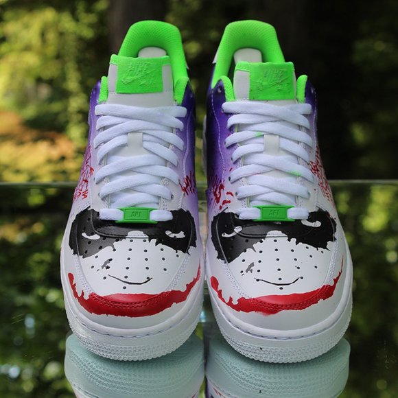 Nike Air Force 1 Low Joker Custom Men’s Size 8.5 - Picture 9 of 16